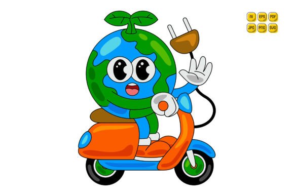 Cartoon Earth Character Vector Art 16 Graphics and Illustrations Review