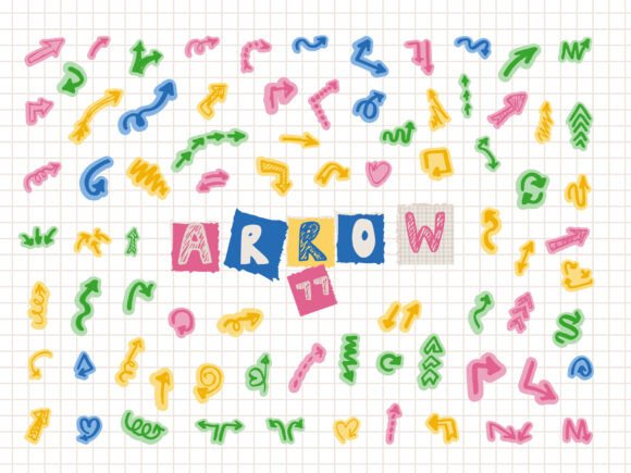 Creative Hand-Drawn Vector Arrow Graphics and Illustrations