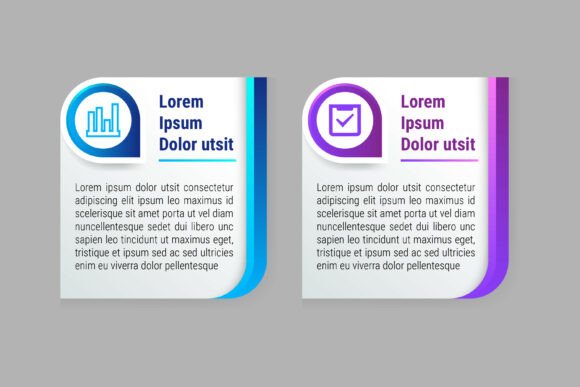 Four Step Rounded Infographic Review