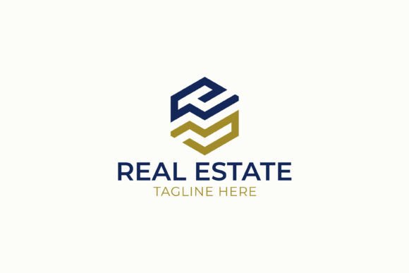 Geometric Logo Hexagon Real Estate Graphics and Logos Review