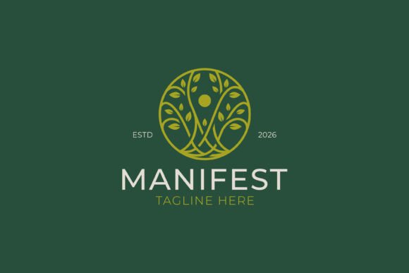Manifest Abstract Tree Logo Nature Graphics Logos
