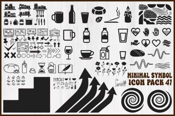 Minimal Symbol Icon Pack for Graphics and Icons