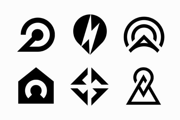Modern Abstract Monogram Logo Collection: Graphics and Logo Templates Review