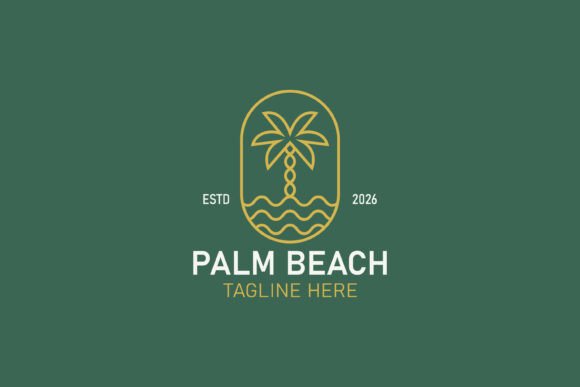 Palm Beach Logo Design Template: Graphics and Logo Templates Review